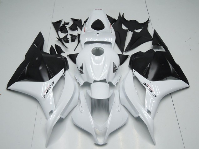 2009-2012 White Matte Black Honda CBR600RR Motorcycle Fairing Australia
