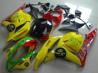 2009-2012 Yellow Red Green Glossy Black Corona Extra Honda CBR600RR Motorcycle Fairings Australia