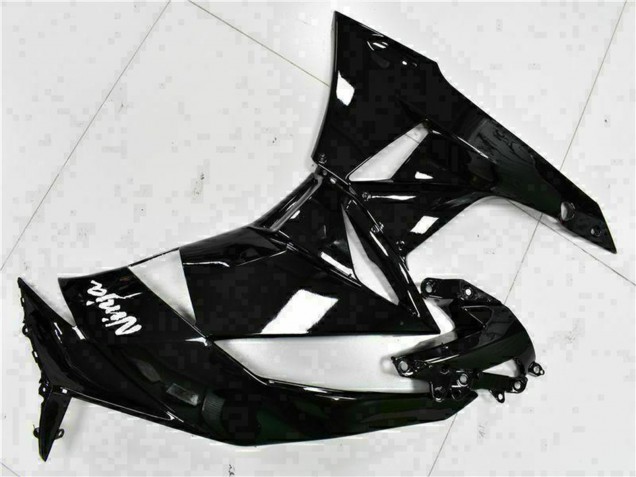 2009-2012 Glossy Black White Ninja Kawasaki ZX6R Motorcycle Fairings Australia