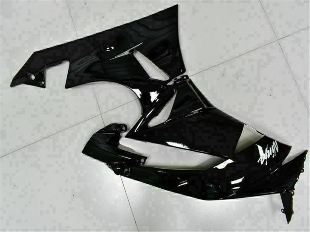2009-2012 Glossy Black White Ninja Kawasaki ZX6R Motorcycle Fairings Australia