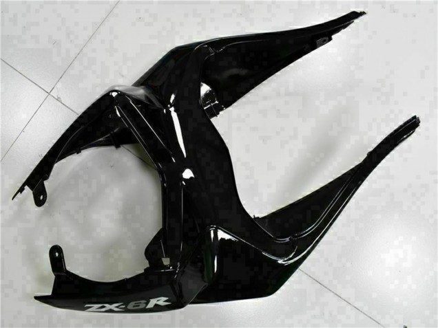 2009-2012 Glossy Black White Ninja Kawasaki ZX6R Motorcycle Fairings Australia