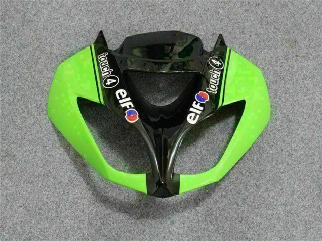 2009-2012 Green Glossy Black Elf Touch4 Bridgestone Kawasaki ZX6R Motorcycle Fairings Australia
