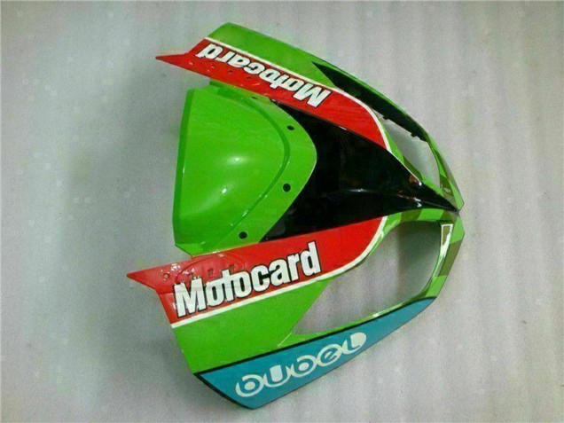 2009-2012 Green White Red Black Blue Motocard Kawasaki ZX6R Motorcycle Fairings Australia