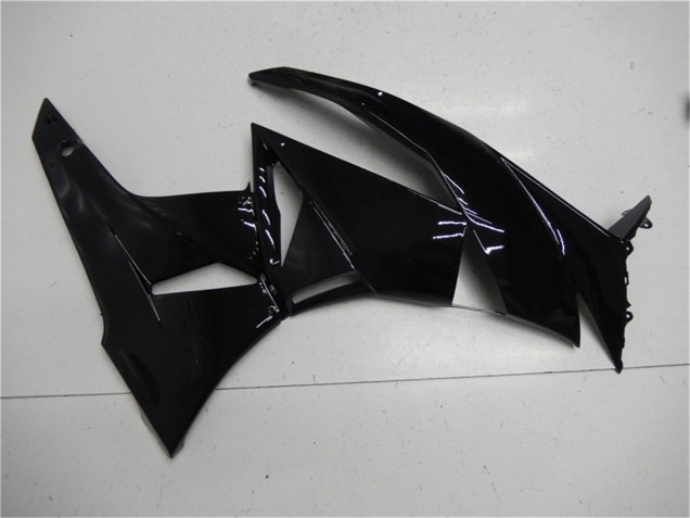 2009-2012 Glossy Black Kawasaki ZX6R Motorcycle Fairings Australia