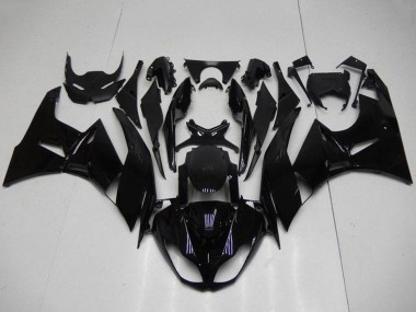 2009-2012 Glossy Black Kawasaki ZX6R Motorcycle Fairings Australia