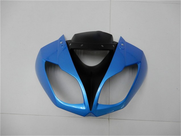 2009-2012 Light Blue Glossy Black Kawasaki ZX6R Motorcycle Fairings Australia