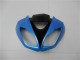2009-2012 Light Blue Glossy Black Kawasaki ZX6R Motorcycle Fairings Australia