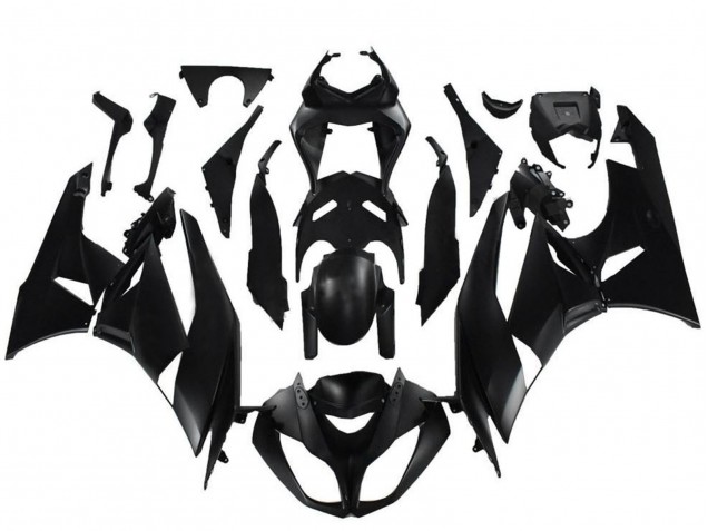 2009-2012 Matte Black Kawasaki ZX6R Motorcycle Fairings Australia