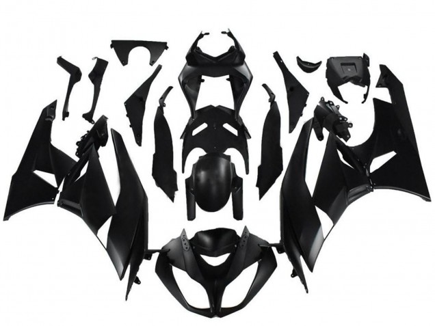 2009-2012 Matte Black Kawasaki ZX6R Motorcycle Fairings Australia