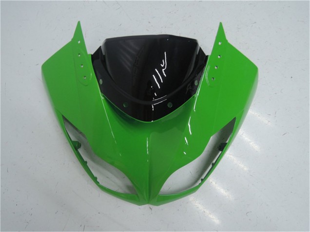 2009-2012 Green Glossy Black Kawasaki ZX6R Motorcycle Fairing Kits Australia