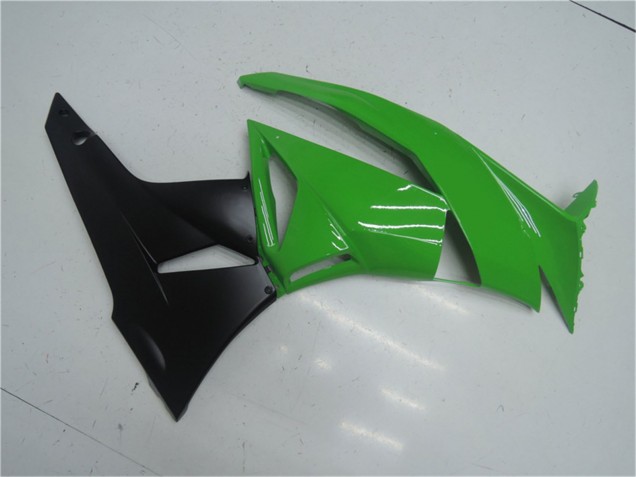 2009-2012 Green Glossy Black Kawasaki ZX6R Motorcycle Fairing Kits Australia