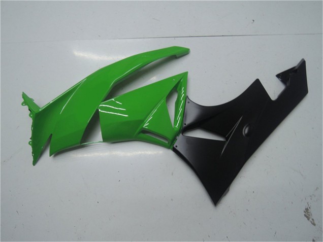 2009-2012 Green Glossy Black Kawasaki ZX6R Motorcycle Fairing Kits Australia