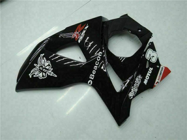 2009-2016 Glossy Black Red Beacon Motul Suzuki GSXR 1000 Motorcycle Fairings Australia