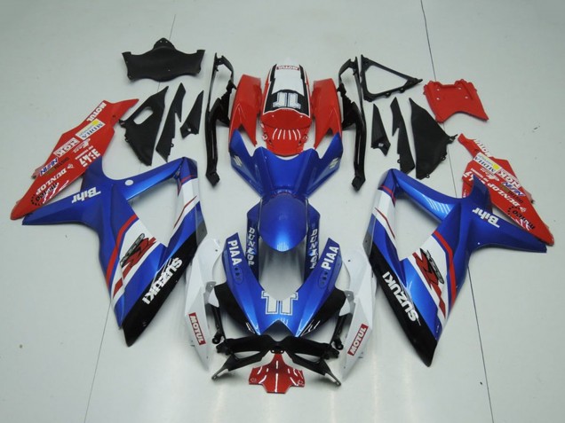 2009-2016 Blue Red White Piaa Motul Suzuki GSXR 1000 Motorcycle Fairings Australia
