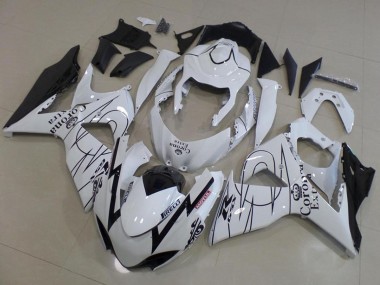2009-2016 White Black Corona Racing Suzuki GSXR 1000 Motorcycle Fairings Australia