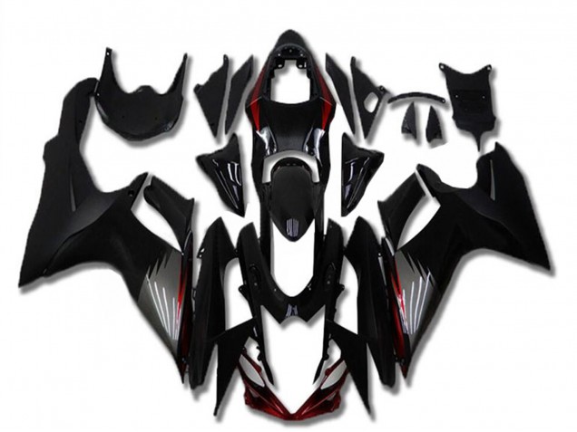 2011-2024 Glossy Black Matte Black Grey Red Suzuki GSXR 600/750 Motorcycle Fairings Australia