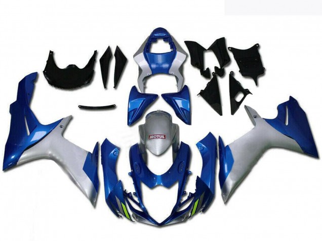 2011-2024 Silver Blue Suzuki GSXR 600/750 Motorcycle Fairings Australia