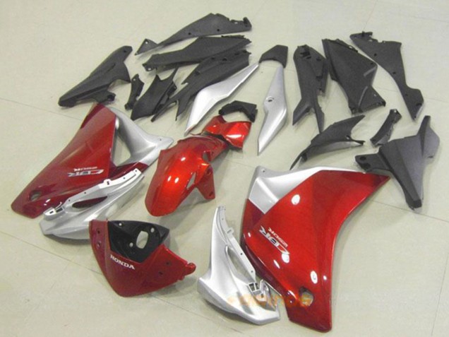2011-2015 Silver Red Honda CBR250RR Motorcycle Fairing Australia