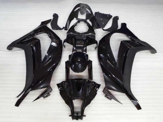 2011-2015 Glossy Black Kawasaki ZX10R Motorcycle Fairing Australia