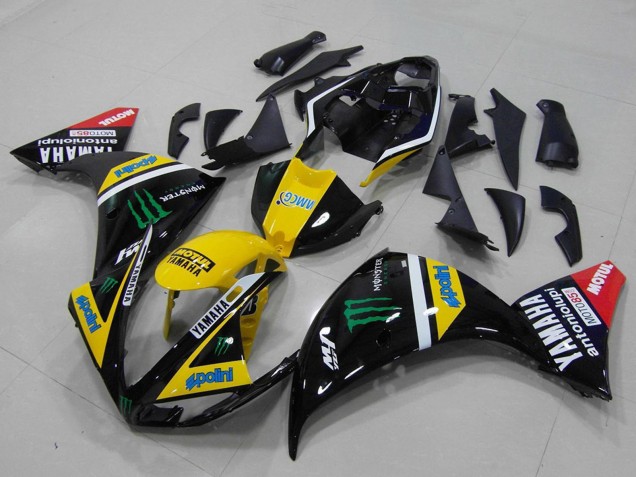 2012-2014 Yellow White Black Red Green Monster Yamaha YZF R1 Motorcycle Fairings Australia
