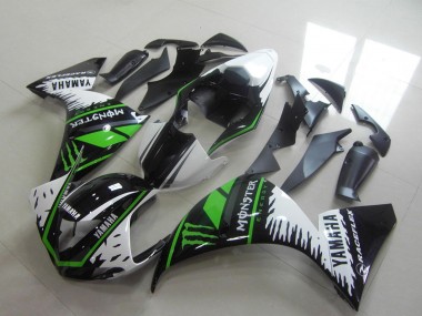2012-2014 White Black Green Monster Yamaha YZF R1 Motorcycle Fairings Australia