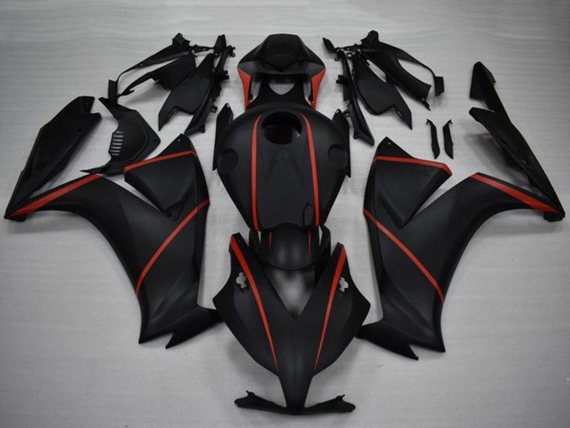 2012-2016 Matte Black Red Honda CBR1000RR Motorcycle Fairings Australia