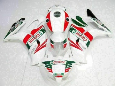 2012-2016 White Red Green Castrol Honda CBR1000RR Motorcycle Fairing Australia