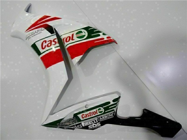 2012-2016 White Red Green Castrol Honda CBR1000RR Motorcycle Fairing Australia