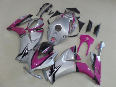 2012-2016 Silver Pink Glossy Black Honda CBR1000RR Motorcycle Fairings Australia