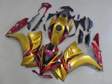 2012-2016 Gold Red HRC Honda CBR1000RR Motorcycle Fairings Australia