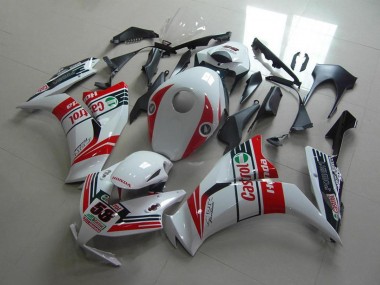 2012-2016 White Red Green Castrol Honda CBR1000RR Motorcycle Fairings Australia
