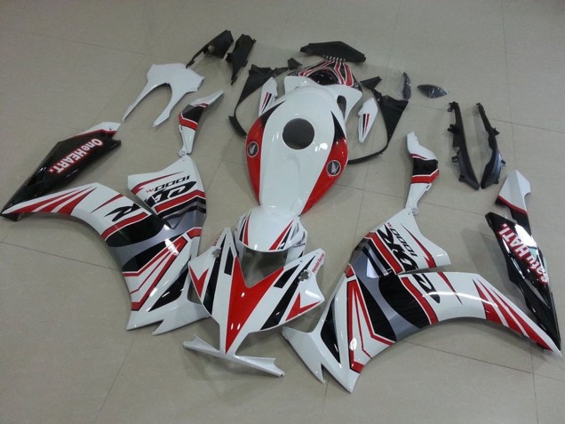 2012-2016 White Red Silver Black One Heart Honda CBR1000RR Motorcycle Fairings Australia