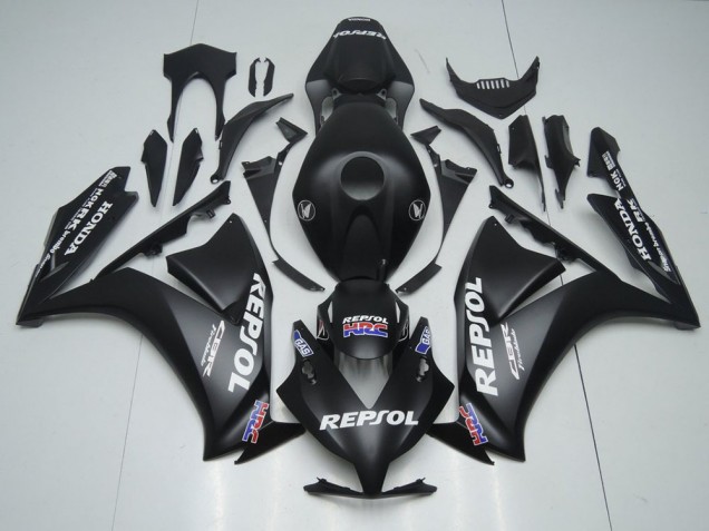 2012-2016 Matte Black White Repsol HRC Honda CBR1000RR Motorcycle Fairings Australia