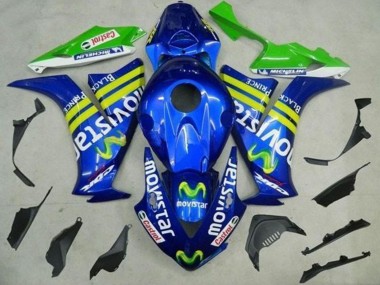 2012-2016 Blue Yellow Green MoviStar Castrol Honda CBR1000RR Motorcycle Fairings Australia