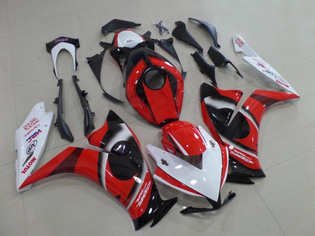 2012-2016 White Red Glossy Black Honda CBR1000RR Motorcycle Fairing Australia