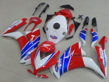 2012-2016 White Red Blue TT Legends Honda CBR1000RR Motorcycle Fairings Australia
