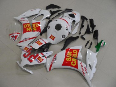 2012-2016 White Red Yellow San Carlo Honda CBR1000RR Motorcycle Fairing Australia
