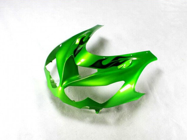 2012-2024 Green Glossy Black Kawasaki ZX14R ZZR1400 Motorcycle Fairing Australia