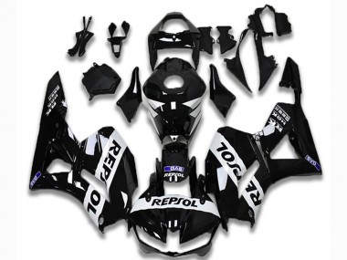 2013-2023 Glossy Black White Repsol Honda CBR600RR Motorcycle Fairings Australia