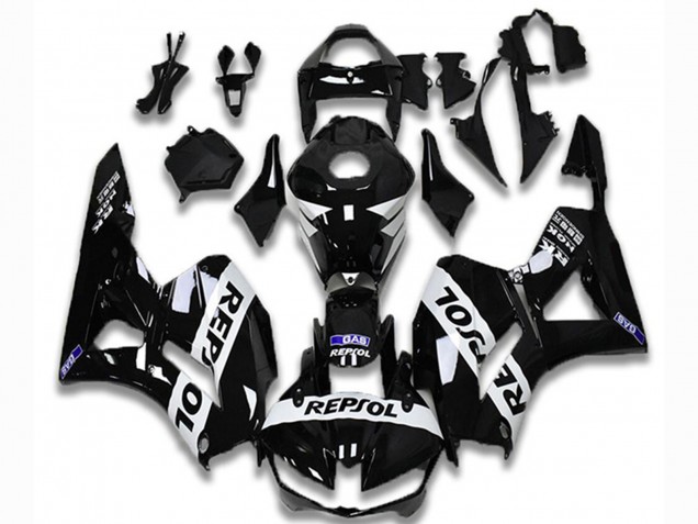 2013-2023 Glossy Black White Repsol Honda CBR600RR Motorcycle Fairings Australia