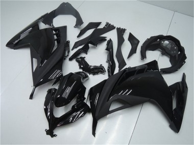 2013-2024 Glossy Black Matte Black Kawasaki Ninja 300 EX300R Motorcycle Fairings Australia