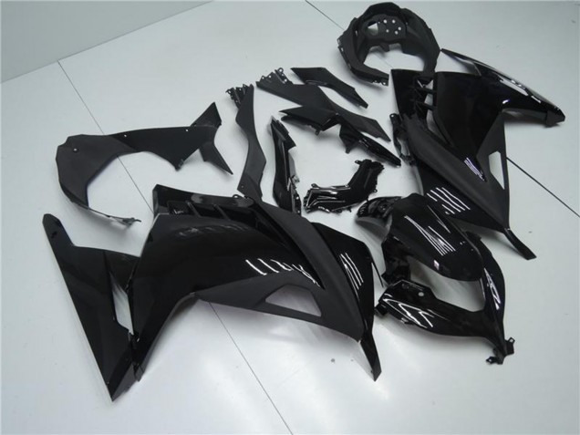 2013-2024 Glossy Black Matte Black Kawasaki Ninja 300 EX300R Motorcycle Fairings Australia