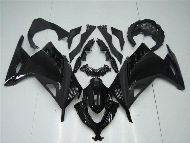 2013-2024 Glossy Black Matte Black Kawasaki Ninja 300 EX300R Motorcycle Fairings Australia