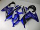 2013-2024 Blue Black White Flame Kawasaki Ninja 300 EX300R Motorcycle Fairings Australia