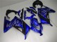 2013-2024 Blue Black White Flame Kawasaki Ninja 300 EX300R Motorcycle Fairings Australia