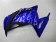 2013-2024 Blue Black White Flame Kawasaki Ninja 300 EX300R Motorcycle Fairings Australia
