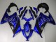 2013-2024 Blue Black White Flame Kawasaki Ninja 300 EX300R Motorcycle Fairings Australia