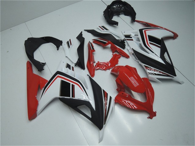 2013-2024 White Red Black Kawasaki Ninja 300 EX300R Motorcycle Fairings Australia
