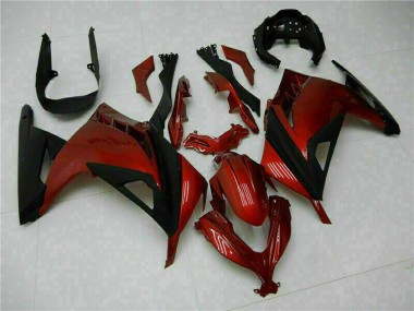 2013-2024 Red Black Kawasaki Ninja 300 EX300R Motorcycle Fairings Australia