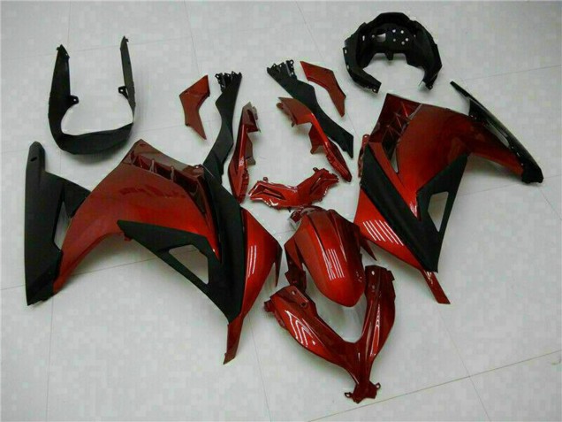 2013-2024 Red Black Kawasaki Ninja 300 EX300R Motorcycle Fairings Australia